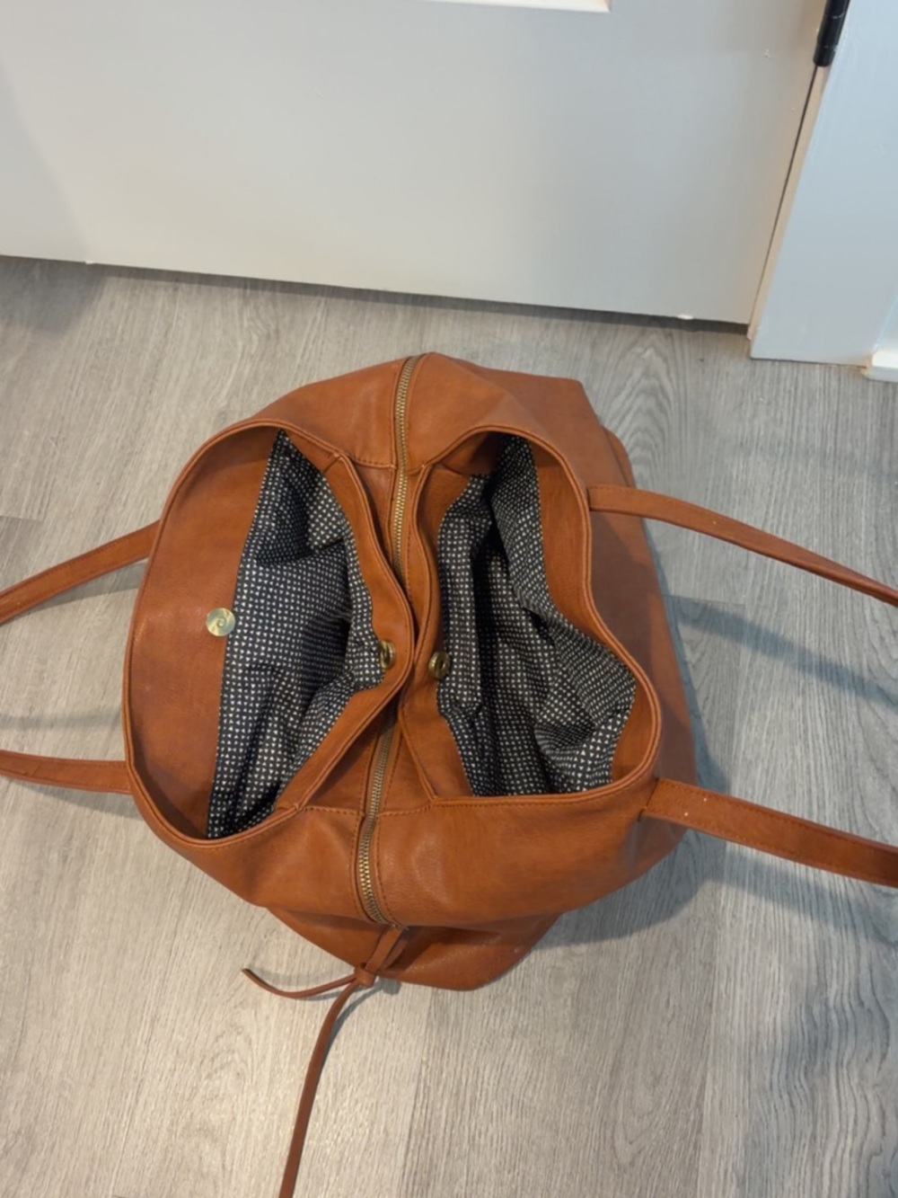 Antik Kraft Brown Leather Hobo Bag - Picture 4 of 6